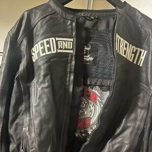 Speed and Strength 7 Sins Leather Jacket Size XL